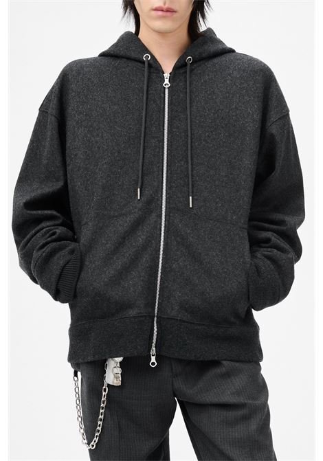 felpa rascal hood uomo grigia OUR LEGACY | M4256RC